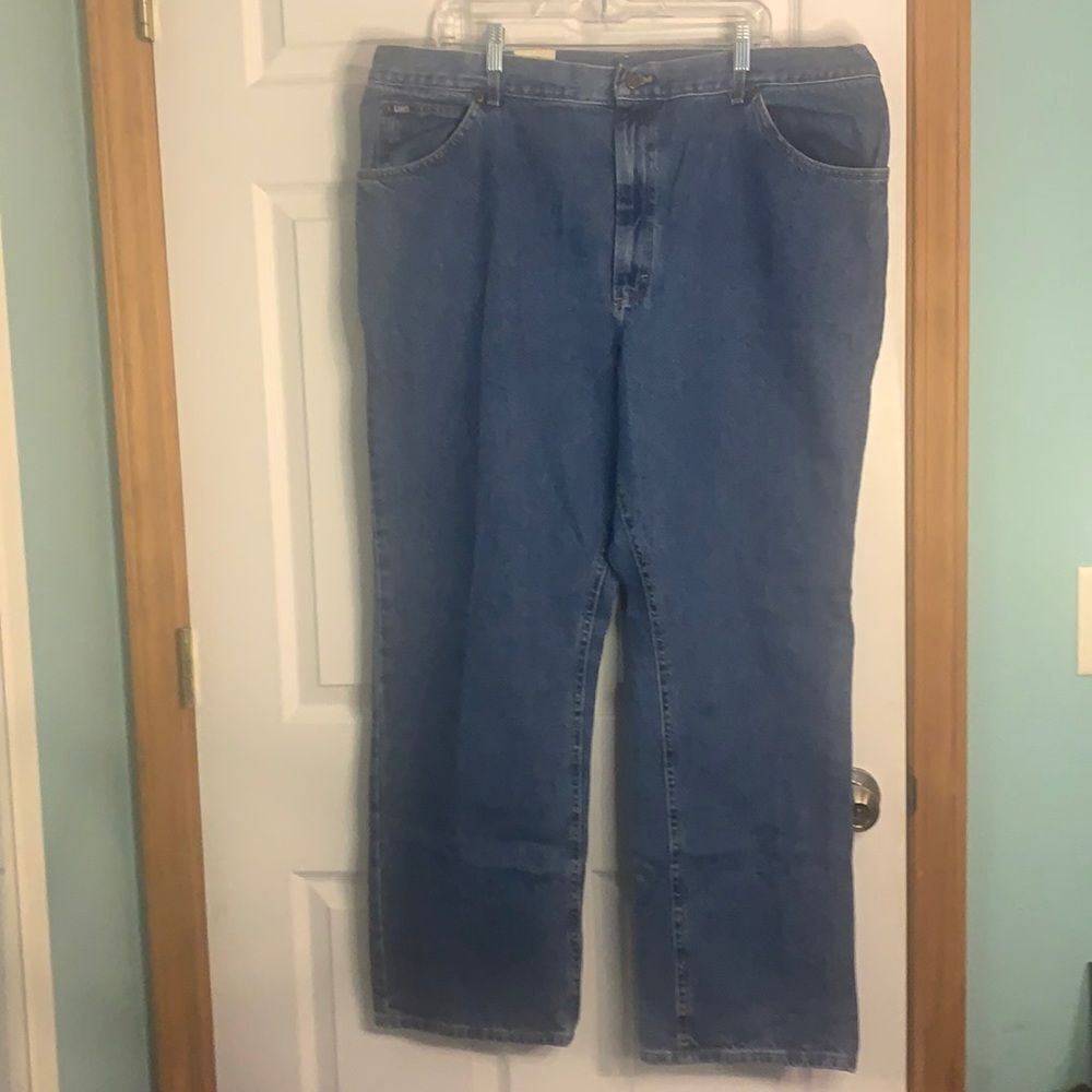 Lee Blue Jeans 44‎ x 30 Pepper Stone Big Tall New
